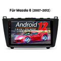 Für Mazda 6 2007-2012 9'' Android 12 Autoradio GPS Navi Nav WIFI BT DAB 1GB+32GB