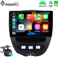 Für Peugeot 107 2005-2014 10.1" Android 13 Autoradio GPS Navi Carplay WiFi + Kam