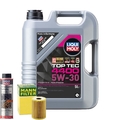 Motoröl 5W30 LIQUI MOLY Top Tec 4400 5L +MANN Ölfilter +Ölschlammspülung