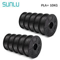 SUNLU 10KG Schwarz PLA Plus 3D Drucker Filament 1.75mm PLA+ 10KG Kein Knoten