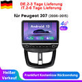 Android 13 Für Peugeot 207 2006-2015 10.1" Autoradio GPS DAB+ WIFI Carplay 4+64G