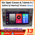 64GB Android 13 Für Opel Astra H Corsa C D Zafira GPS Navi Autoradio Carplay DAB