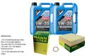 MANN Inspektionspaket 10 L LIQUI MOLY Longtime High Tech 5W-30 für VW LT 28-46