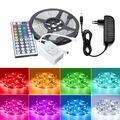 LED Leiste RGB SMD 5050 Stripe Lichterkette Lichtband dimmbar Streifen 1m-10m