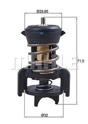 MAHLE Thermostat mit Dichtung (TX 251 94D) für VW Caddy Alltrack Passat B8