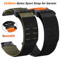 Sport Nylon Armband Für Garmin Fenix 5 5X Plus 6 6X 7 7X Epix Pro 3 HR 5x 6x GPS