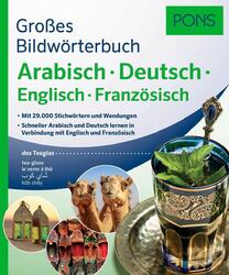 PONS Großes Bildwörterbuch Arabisch - Deutsch + Englisch und Französisch | Buch 