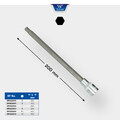 1/2" Innensechskant Bit-Stecknuss, 200 mm lang, 5 mm - Brilliant Tools BT022890