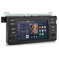 DAB+ Carplay Android13 Autoradio GPS BT WIFI 64GB Für BMW 3er E46 318 320 325 M3