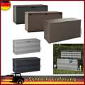 Auflagenbox Holz Optik Gartenbox Gartentruhe Auflagen Kissenbox Gartentruhe DE