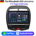 Carplay Für Mitsubishi ASX 2010-2016 10.1" Android 13 Autoradio GPS Navi WIFI BT