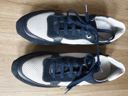 Damen Geox Respira Sneaker Gr. 40, dunkelblau/weiß