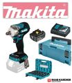 Makita DTW300Z Akku Schlagschrauber 1/2" 330Nm DTW300, +1 Akku 5,0Ah+LG+Nuss-Set