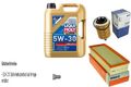 MAHLE Inspektionspaket 5 L Liqui Moly Longlife III 5W-30 für Skoda Octavia II