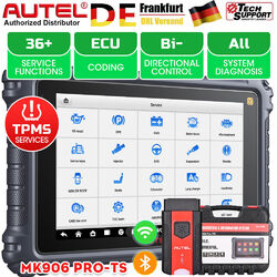 2024 Autel MK906 PRO-TS PROFI Auto OBD2 Diagnosegerät ECU CODING ALLE TPMS RDKS