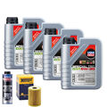 Motoröl 5W30 LIQUI MOLY Special Tec Dx1 4L+HENGST Ölfilter +Spülung