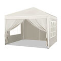 Faltpavillon 3x3m Wasserdicht Pavillon Partyzelt Gartenpavillon 6 Seitenteilen