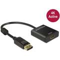 Delock DisplayPort / HDMI Adapterkabel DisplayPort Stecker, HDMI-A Buchse 0.20 m
