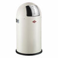 Wesco Abfallsammler Pushboy Junior, Mülleimer, Stahlblech, Sand matt, 22 L