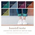 Jeansstoff bicolor, Jeans Stoff Meterware zweifarbig, Denim Doubleface *Ab 50cm