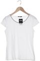 Comma T-Shirt Damen Shirt Kurzärmliges Oberteil Gr. EU 36 Weiß #nt4pp80