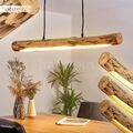 LED Vintage Hänge Pendel Lampen Holz Ess Wohn Schlaf Zimmer Beleuchtung dimmbar