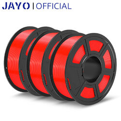 JAYO 3X 1,1KG PLA+ SILK PLA PETG TPU ABS 1,75mm Filament 3D Drucker Kein Gewirr