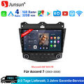Für Honda Accord 7 VII 2003-2007 Android 13.0 Autoradio GPS Navi DAB+ Carplay BT