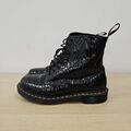 Dr Martens 1460 Pascal Zebra Embossed Ankle Rare Boots Size Uk 6 EU 39 Womens