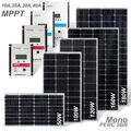 Solarmodule Solarpanel 50W 100W 120W 160W 180W Mono MPPT 12V 24V Laderegler