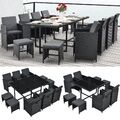 Polyrattan Gartenmöbel Sitzgruppe Gartenlounge Gartengarnitur Lounge Set Juskys®