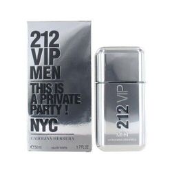 CAROLINA HERRERA 212 VIP FOR MEN 50ML EAU DE TOILETTE SPRAY NAGELNEU & VERSIEGELT