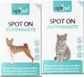 OptiPet 6x Pipetten Spot On Für Katzen und Hunde gegen Flöhe Milben Zeckenschutz