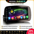 9" 64GB Android 13 Autoradio GPS Navi DAB+ Canbus SWC BT Wifi Für Mercedes Smart