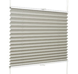 Fenster Plissee Klemmfix ohne Bohren Rollo Jalousie Faltrollo Faltstore VorhangBreite 30 - 130 cm • Höhe 150 und 220 cm • Höhe kürzbar