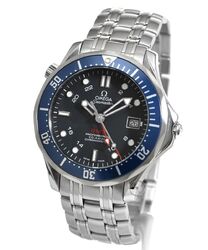 Omega Seamaster Diver 300 M GMT Co-Axial Chronometer(gebraucht)Herrenuhr