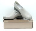 Semler Ria Damen Schuhe Mokassin Sipper Gr. 41 Hell Grau Beige Leder Weite H