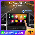 Android 13 Carplay Autoradio GPS Navi WiFi RDS Für Mercedes Benz Vito3 2014-2020