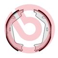 ORIGINAL® Brembo Bremsbackensatz, Feststellbremse Hinten für Volvo: XC60 I SUV