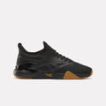 Reebok Nano Court Turnschuhe in schwarzen und gummifarbenen Schuhen