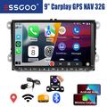 Für VW GOLF 5 6 Touran Tiguan EOS Polo Android 13 Carplay Autoradio NAVI MIK KAM