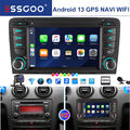 2+32GB Für AUDI A3 8P 2003-2012 Android 13 Autoradio Apple Carplay GPS Navi WIFI