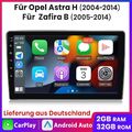 9" Android 12 Autoradio GPS NAVI für Opel Astra H Zafira B 2005-2014 Carplay 32G