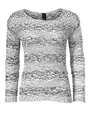 Heine - Best Connections Damen Pullover, grau-schwarz