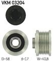 SKF Generatorfreilauf VKM 03204 für ALFA ROMEO FIAT LANCIA SAAB