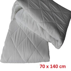 Matratzentopper Matratzenschoner Matratzenauflage 70x40 Babybett Unterbett Weiß