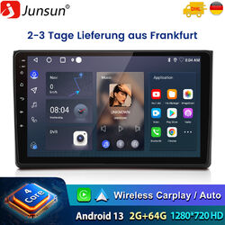 Android 13 Carplay Autoradio GPS Navi DSP SWC DAB Für Audi A4 S4 RS4 B6 B7 2+64G