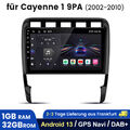 Carplay 1+32G Androdi13 Autoradio Für Porsche Cayenne 9PA 2002-2010 GPS DAB WIFI