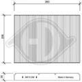 1x Filter, Innenraumluft DIEDERICHS DCI1005-1 passend für AUDI SKODA VW