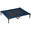 Hundebett Hundeliege Outdoor Katzenbett Haustierbett Metall 600D Oxford Blau